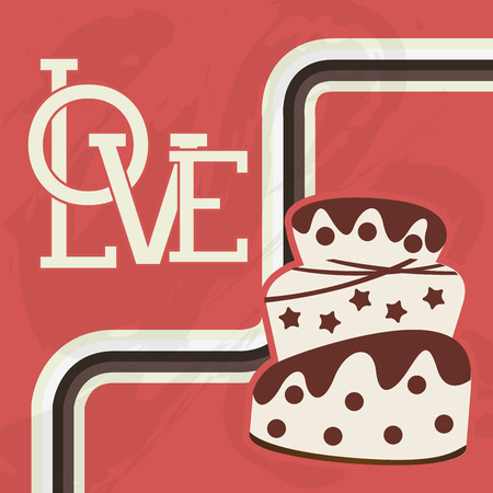 love card design, vector illustration eps10 graphicのイラスト素材