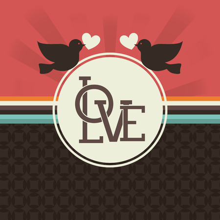 love card design, vector illustration eps10 graphicのイラスト素材