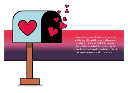 love card design, vector illustration  graphicのイラスト素材