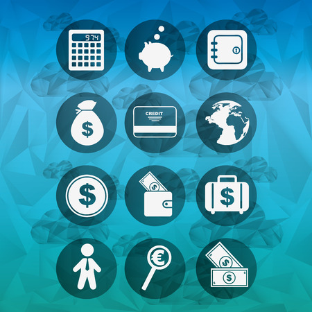 money set icons design, vector illustration eps10 graphicのイラスト素材