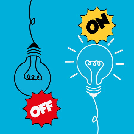 bulb light design, vector illustration eps10 graphicのイラスト素材