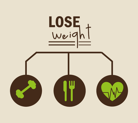 healthy lifestyle design, vector illustration eps10 graphicのイラスト素材