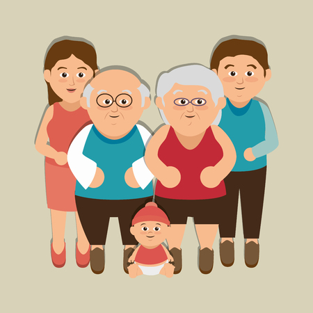 United family graphic design, vector illustration eps10のイラスト素材