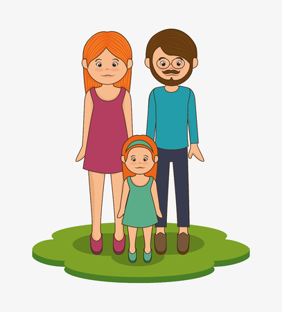 United family graphic design, vector illustration eps10のイラスト素材