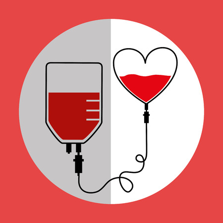 Blood donation campaign graphic design, vector illustrationのイラスト素材
