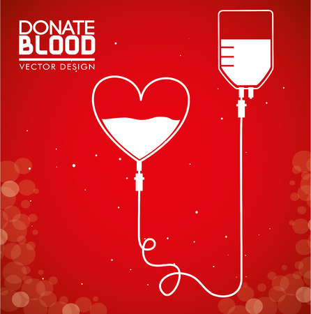 Blood donation campaign graphic design, vector illustrationのイラスト素材