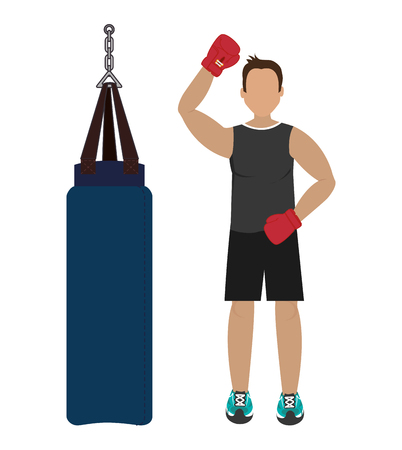 sports fitness design, vector illustration eps10 graphicのイラスト素材
