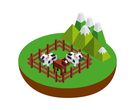 nature in pixels design, vector illustration eps10 graphicのイラスト素材