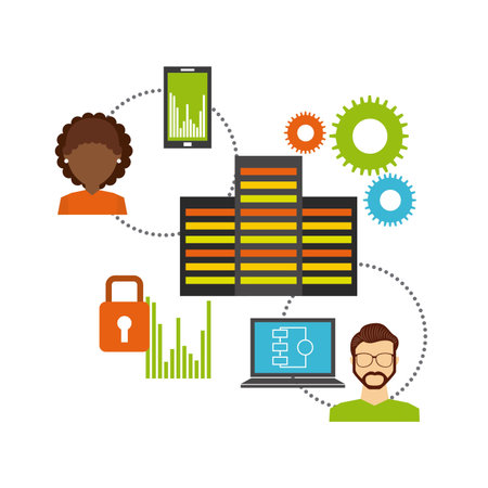 big data design, vector illustration eps10 graphic