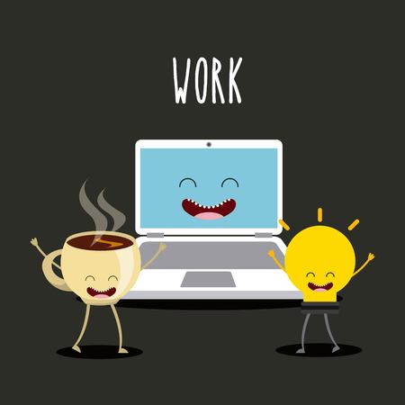 character elements designのイラスト素材