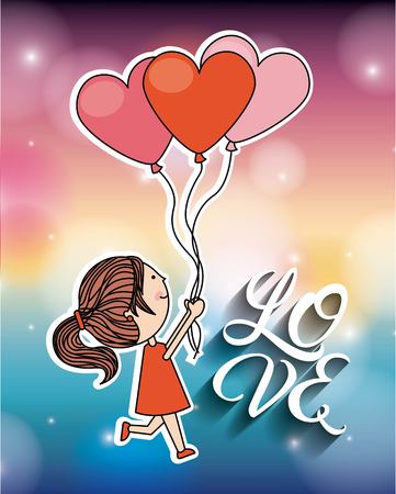 love card designのイラスト素材