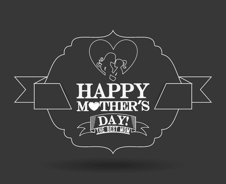 happy mothers day design, vector illustration eps10 graphicのイラスト素材