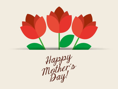 happy mothers day design, vector illustration eps10 graphicのイラスト素材
