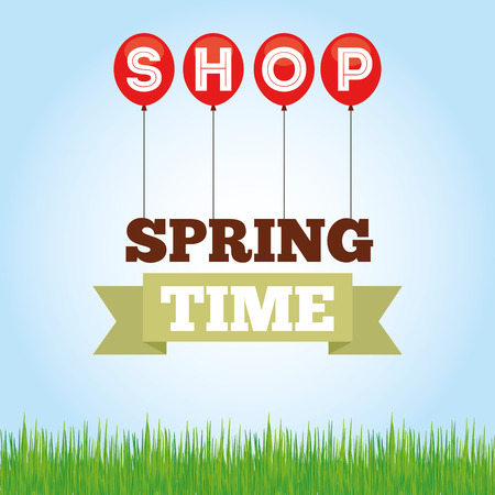 spring sale design, vector illustration eps10 graphicのイラスト素材