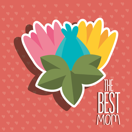 happy mothers day design, vector illustration eps10 graphicのイラスト素材