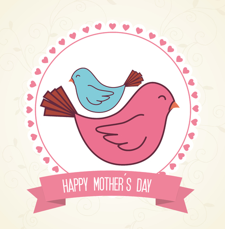 happy mothers day design, vector illustration eps10 graphicのイラスト素材
