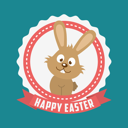 happy easter design, vector illustration eps10 graphicのイラスト素材