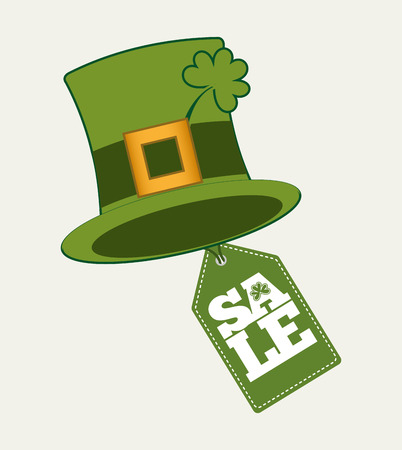 saint patricks sale design, vector illustration eps10 graphicのイラスト素材