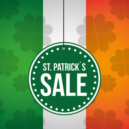 saint patricks sale design, vector illustration eps10 graphicのイラスト素材