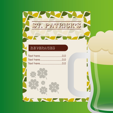 saint patricks day design, vector illustration eps10 graphicのイラスト素材