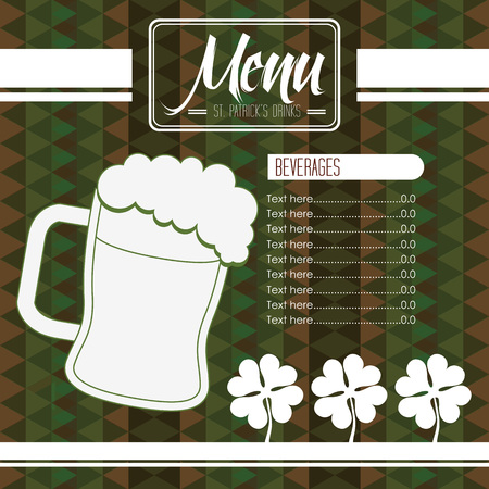 saint patricks day design, vector illustration eps10 graphicのイラスト素材