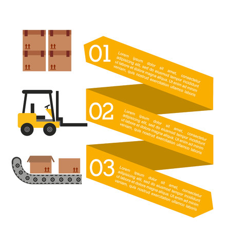 manufacturing industry design, vector illustration eps10 graphicのイラスト素材