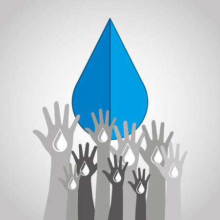 diversity hands design, vector illustration eps10 graphicのイラスト素材