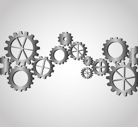 gears concept design, vector illustration eps10 graphicのイラスト素材