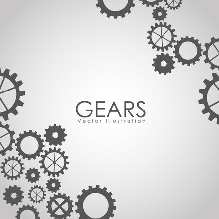 gears concept design, vector illustration eps10 graphicのイラスト素材