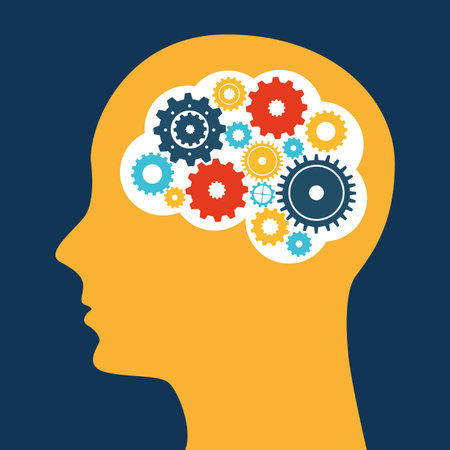 thinking people design, vector illustration eps10 graphic