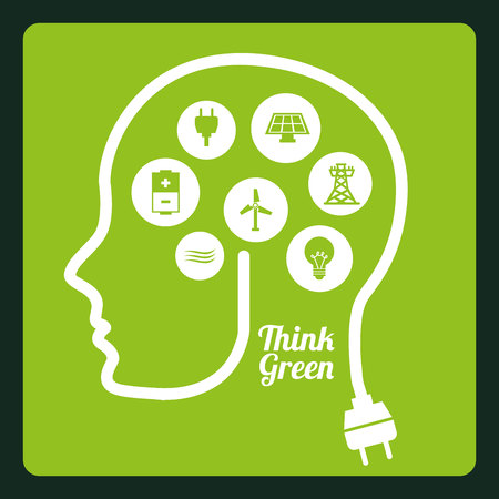 think green design, vector illustration eps10 graphicのイラスト素材