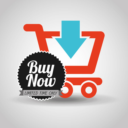buy now design, vector illustration eps10 graphicのイラスト素材