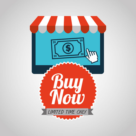 buy now design, vector illustration eps10 graphicのイラスト素材