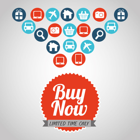 buy now design, vector illustration eps10 graphicのイラスト素材
