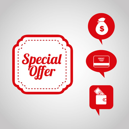special offer design, vector illustration eps10 graphicのイラスト素材