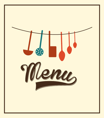 menu restaurant design, vector illustration eps10 graphicのイラスト素材