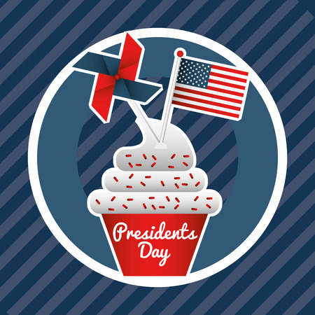 presidents day design, vector illustration eps10 graphicのイラスト素材