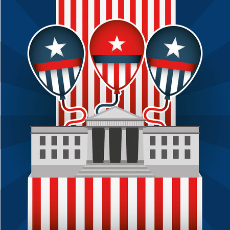 presidents day design, vector illustration eps10 graphicのイラスト素材