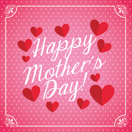 happy mothers day design, vector illustration eps10 graphicのイラスト素材