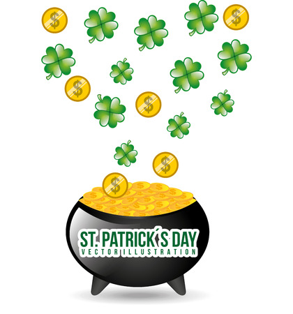saint patricks day design, vector illustration eps10 graphicのイラスト素材