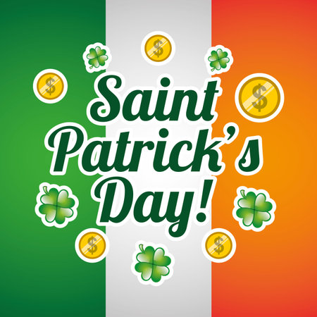 saint patricks day design, vector illustration eps10 graphic
