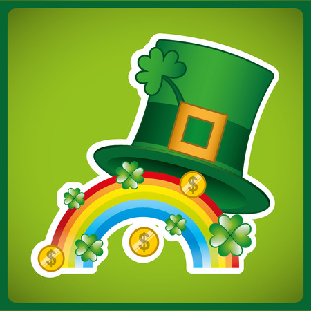 saint patricks day design, vector illustration eps10 graphicのイラスト素材