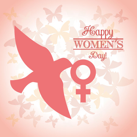 happy womens day design, vector illustration eps10 graphicのイラスト素材