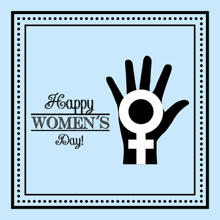 happy womens day design, vector illustration eps10 graphicのイラスト素材