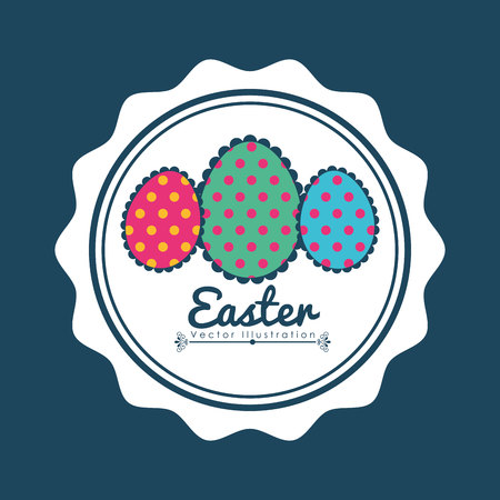 happy easter design, vector illustration eps10 graphicのイラスト素材