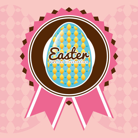 happy easter design, vector illustration eps10 graphicのイラスト素材