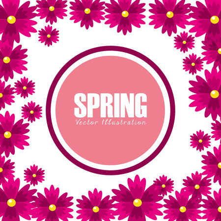 spring season design, vector illustration eps10 graphicのイラスト素材