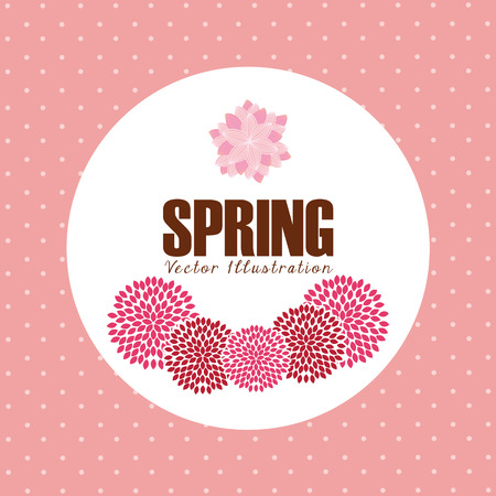 spring season design, vector illustration eps10 graphicのイラスト素材