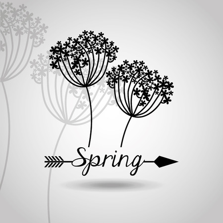 spring season design, vector illustration eps10 graphicのイラスト素材