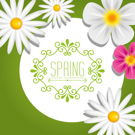 spring season design, vector illustration eps10 graphicのイラスト素材